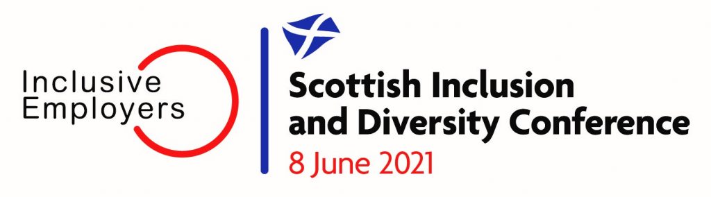 Lock up logo - featuring Inclusive Employers and The Scottish Inclusion and Diversity Conference