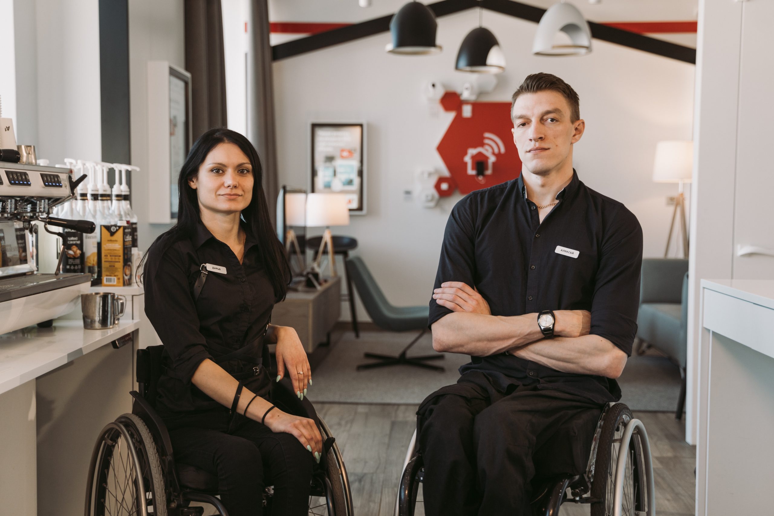 wheelchair user workplace