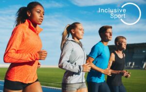 Inclusive Sport Logo imposed over the photo